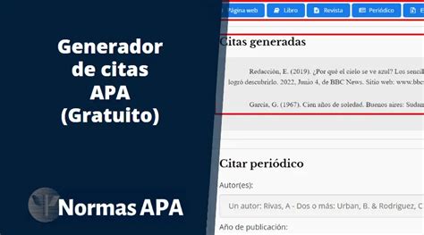 generador de citas apa|Generador de citas APA gratuito [Versión 2024]